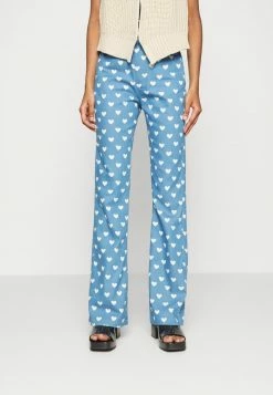 Vintage Supply IN HEART - Flared Jeans - Light Blue