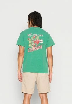 Vintage Supply STRAWBERRY PICK YOUR OWN GRAPHIC UNISEX - Print T-shirt - Green