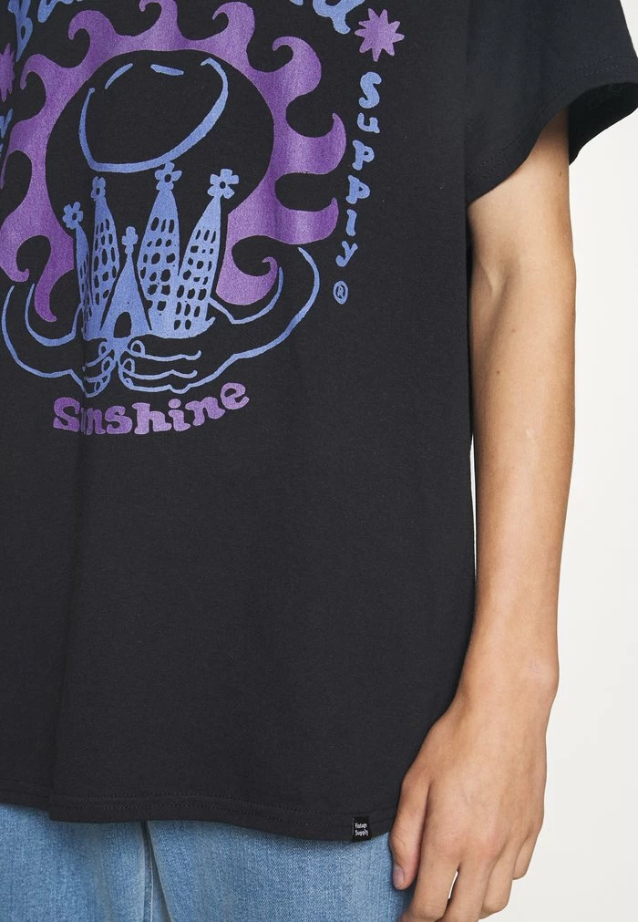 BARCELONA SUNSHINE GRAPHIC - Print T-shirt - black