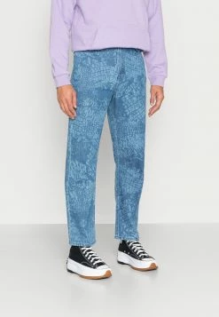 Vintage Supply WASH STRAIGHT FIT - Straight Leg Jeans - Denim Blue