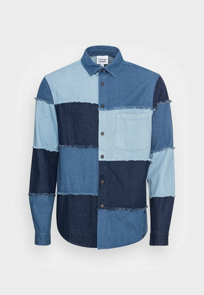 PATCH WORK - Summer jacket - blue