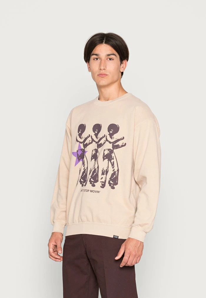 DONT STOP MOVING - Sweatshirt - sand