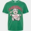 Vintage Supply OVERDYED ORIGINALS TEDDY GRAPHIC - Print T-shirt - Green