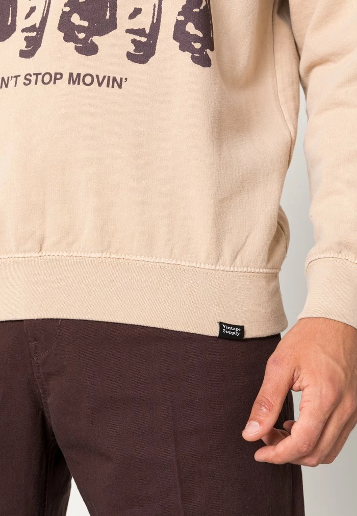 DONT STOP MOVING - Sweatshirt - sand