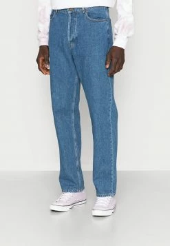 Vintage Supply Straight Leg Jeans - Blue Demin