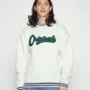 Vintage Supply ORIGINALS CHENILLE PATCH - Zip-up Sweatshirt - Ecru