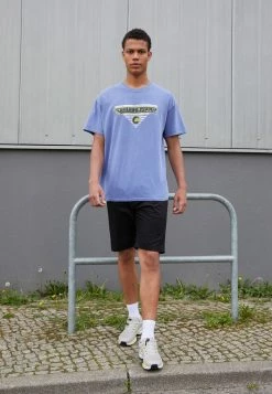 Vintage Supply FRONT TEE - Print T-shirt - Blue