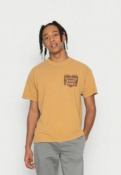 Vintage Supply RARE BOOKS - Print T-shirt - Mustard
