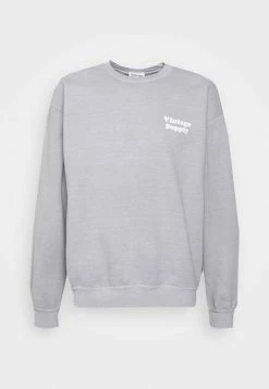 Vintage Supply OVERDYED WITH PRINTED CORE UNISEX - Sweatshirt - Charcoal Grey