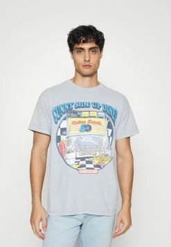 Vintage Supply SUNNYSIDE UP TEE - Print T-shirt - Overdye Grey
