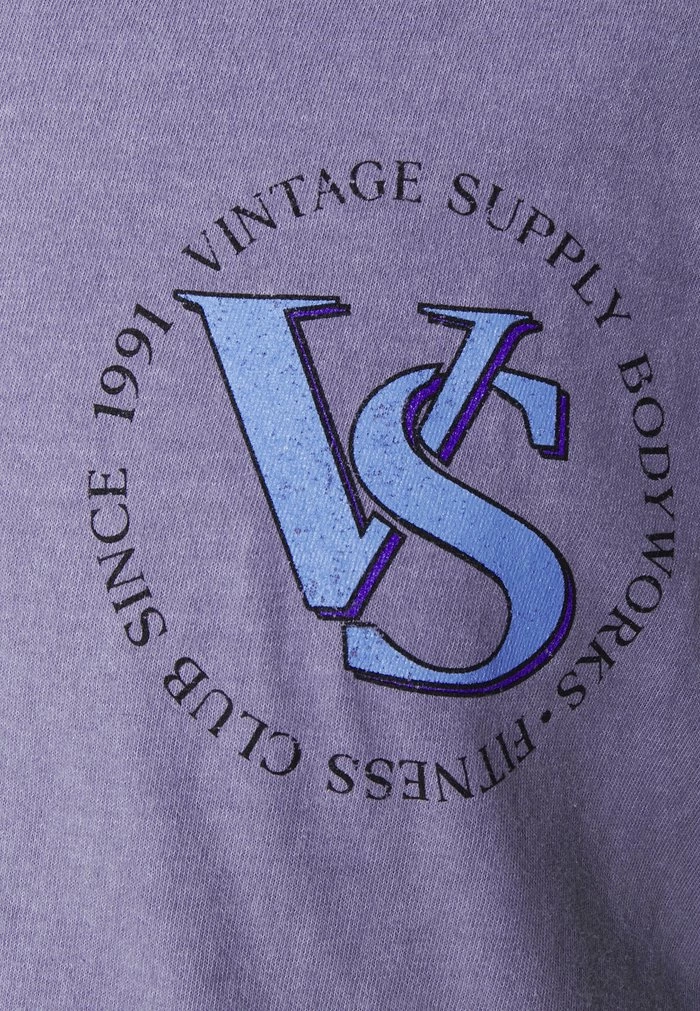 BODY WORKS FRONT & BACK TEE - Print T-shirt - purple