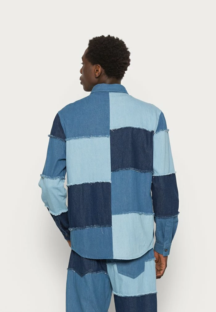 PATCH WORK - Summer jacket - blue