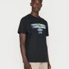 Vintage Supply FRONT PRINT TEE - Print T-shirt - Black