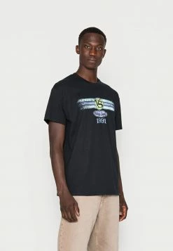 Vintage Supply FRONT PRINT TEE - Print T-shirt - Black