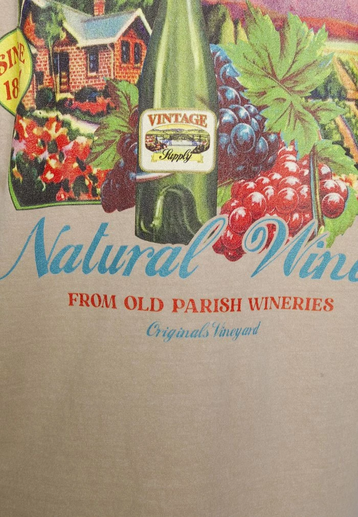 BORDEAUX GRAPHIC TEE UNISEX - Print T-shirt - off white