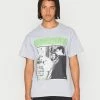 Vintage Supply GREEN DAY FRONT PRINT TEE - Print T-shirt - Sport Grey