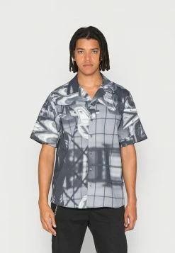 Vintage Supply RACING REVERE SHIRT - Shirt - Black/white