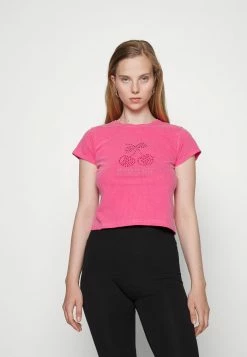 Vintage Supply WITH SWEET CHERRY - Print T-shirt - Pink