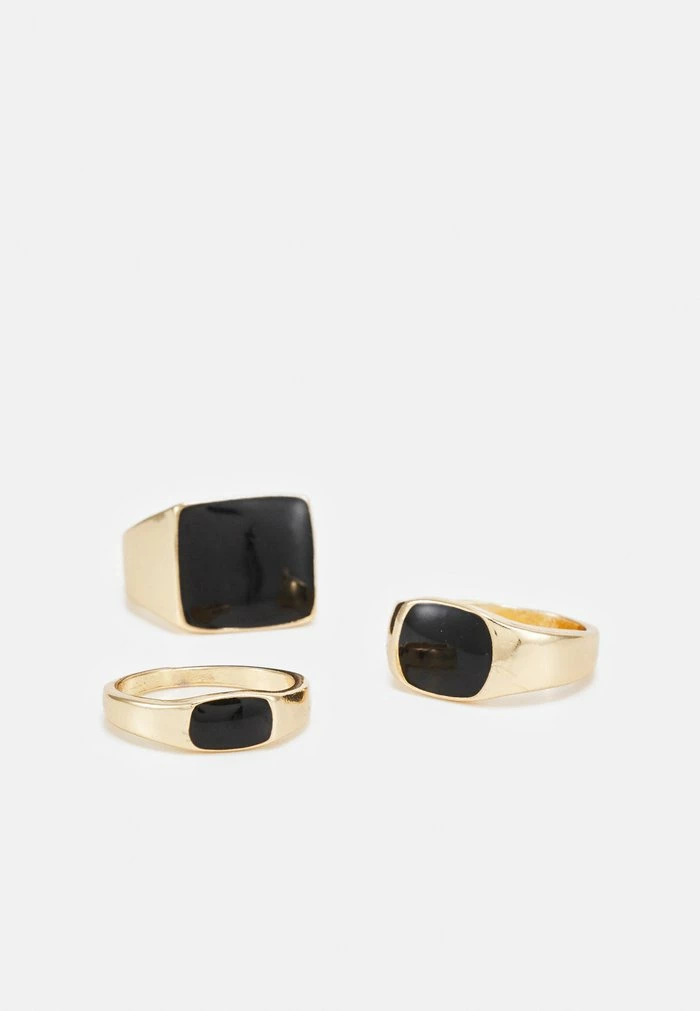 UNISEX 3 PACK - Ring - gold-coloured