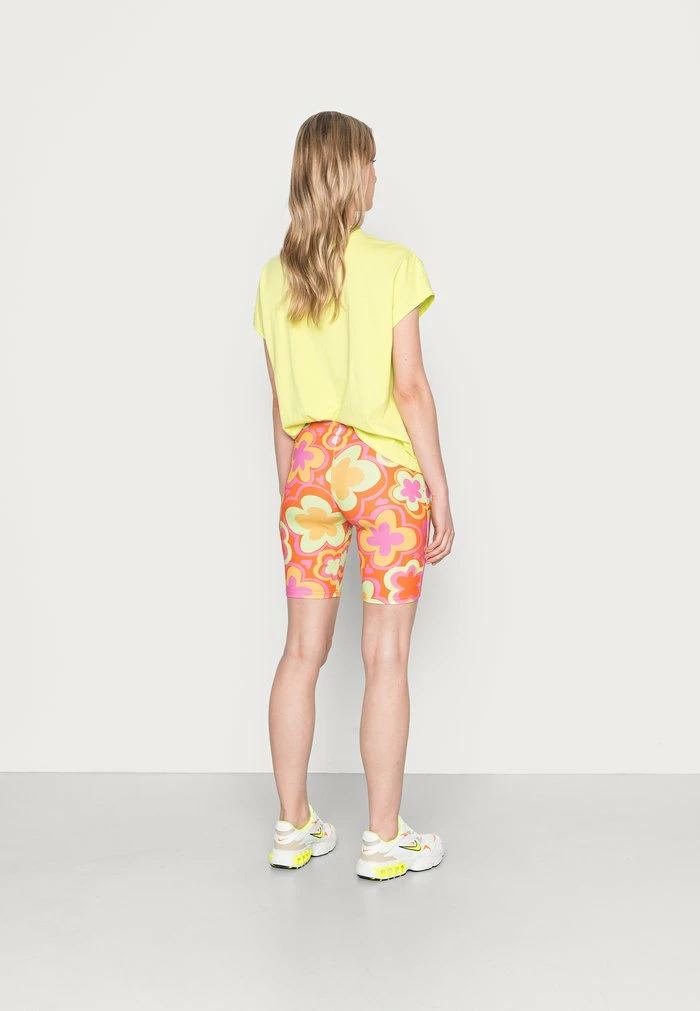 CYCLING IN WAVY - Leggings - Trousers - orange multi