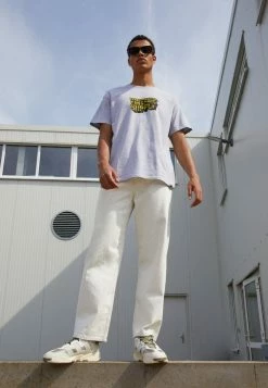 Vintage Supply LONDON NAIROBI PRINT TEE - Print T-shirt - Sport Grey