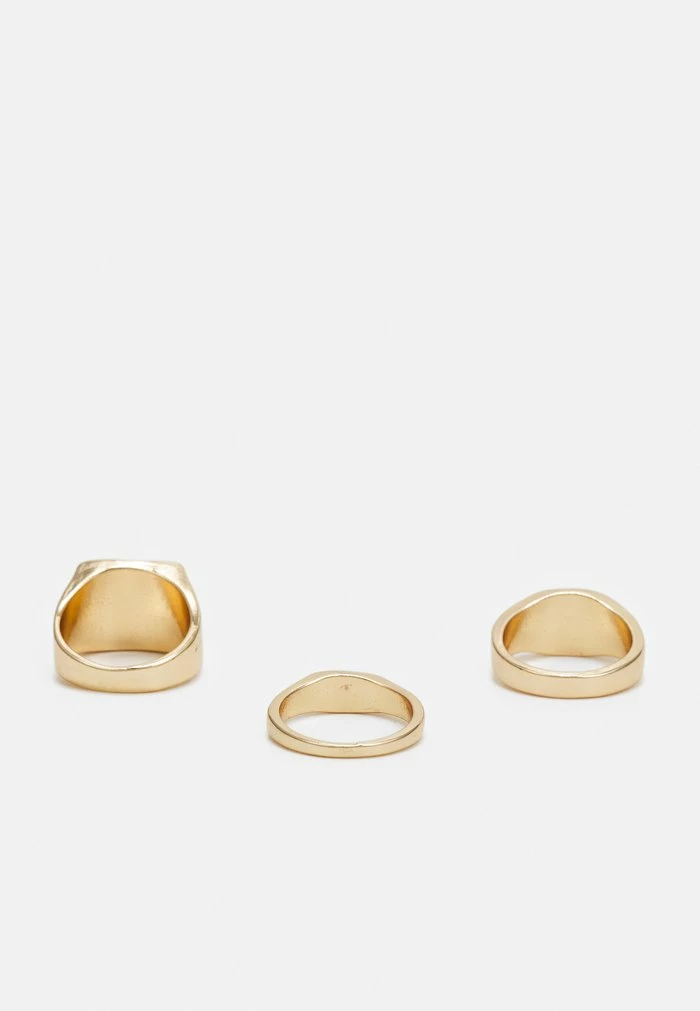 UNISEX 3 PACK - Ring - gold-coloured