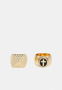 Vintage Supply 2 PACK - Ring - Gold-coloured
