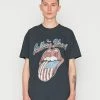 Vintage Supply THE ROLLING STONES FRONT TEE - Print T-shirt - Charcoal Od