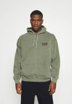 Vintage Supply OVERDYE FLOW HOODIECORE COLOURS - Sweatshirt - Khaki