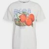 Vintage Supply HOWDO YOU LIKE THEM APPLES’ GRAPHIC UNISEX - Print T-shirt - Od White