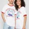 Vintage Supply RINGERT WITH SOURVERNIR MONTE CARLO GRAPHIC UNISEX - Print T-shirt - White & Red