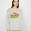 Vintage Supply PUPPIES GRAPHIC - Sweatshirt - White