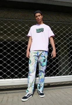 Vintage Supply LONDON NAIROBI PRINT TEE - Print T-shirt - Light Pink