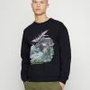 Vintage Supply VIRGINIA GRAPHIC - Sweatshirt - Black