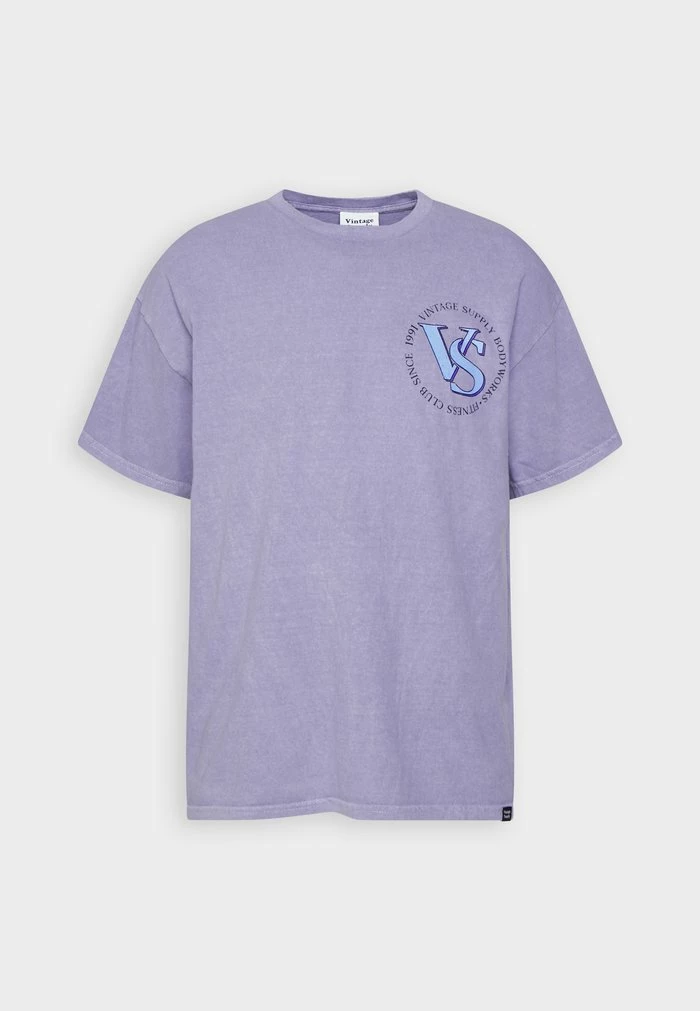 BODY WORKS FRONT & BACK TEE - Print T-shirt - purple