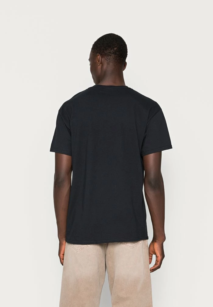 FRONT PRINT TEE - Print T-shirt - black