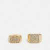 Vintage Supply 2 PACK - Ring - Gold-coloured