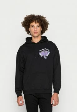 Vintage Supply BOOK FAIRY GRAPHIC HOODIE - Sweatshirt - Black