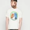 Vintage Supply LOUIS WAIN FRONT GRAPHIC TEE - Print T-shirt - Ecru