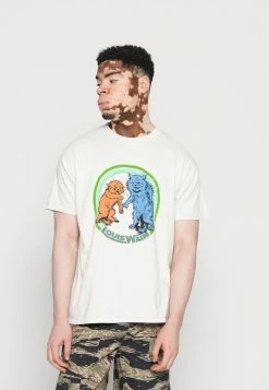 Vintage Supply LOUIS WAIN FRONT GRAPHIC TEE - Print T-shirt - Ecru