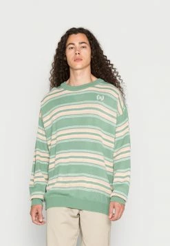 Vintage Supply CREW EMBROIDERED CREST UNISEX - Jumper - Olive