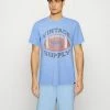 Vintage Supply FRONT TEE - Print T-shirt - Blue