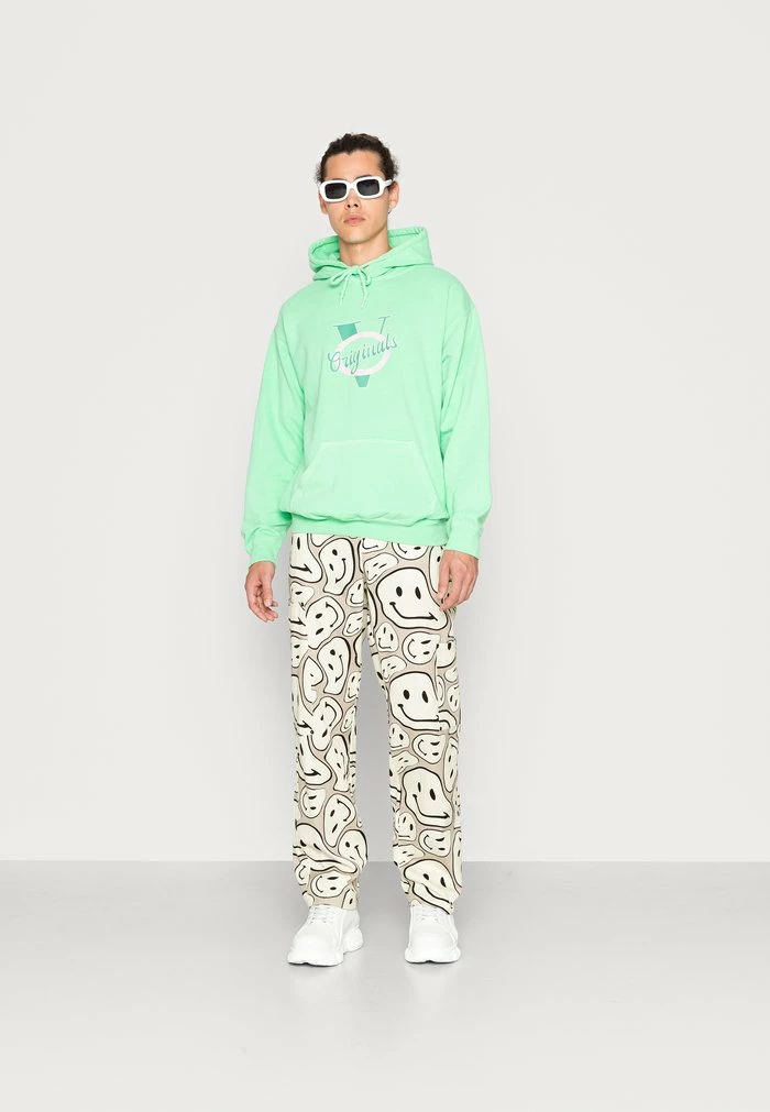HOODIE WITH ORIGINALS PRINT - Hoodie - overdye lime