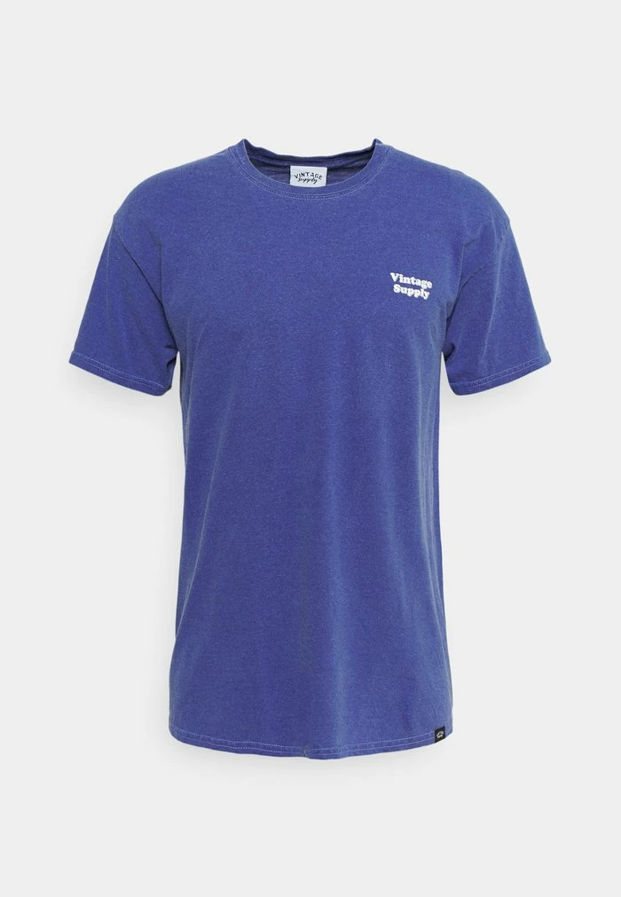 OVERDYE FLOW - Basic T-shirt - navy