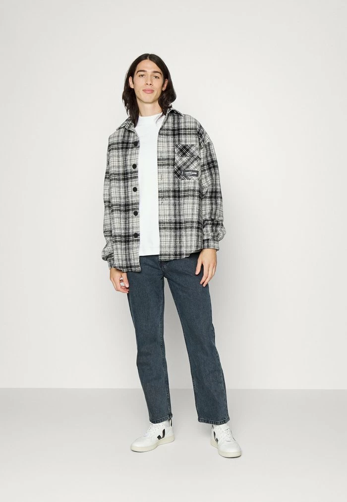 WASHED - Straight leg jeans - dark denim blue