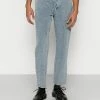 Vintage Supply TEXTURED - Relaxed Fit Jeans - Light Wash Blue