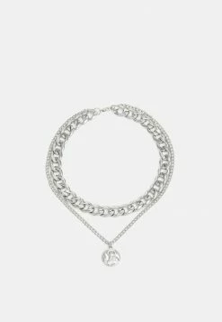 Vintage Supply CHAIN NECKLACE - Necklace - Silver-coloured