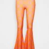 Vintage Supply STRETCH FLARES - Trousers - Orange