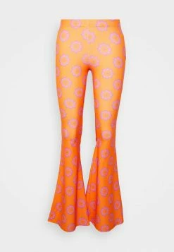 Vintage Supply STRETCH FLARES - Trousers - Orange