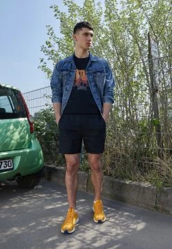 Vintage Supply TV FRONT BACK TEE - Print T-shirt - Black